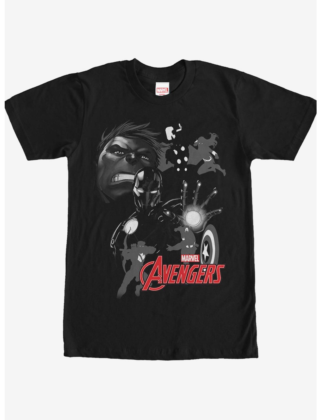 Marvel Avengers Grayscale T-Shirt