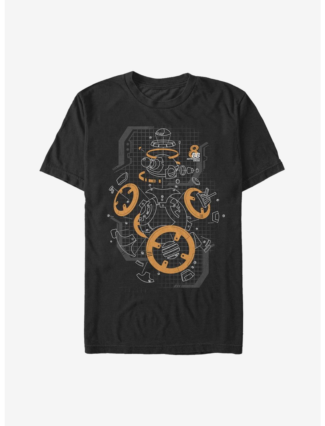 Star Wars BB-8 Deconstructed View T-Shirt