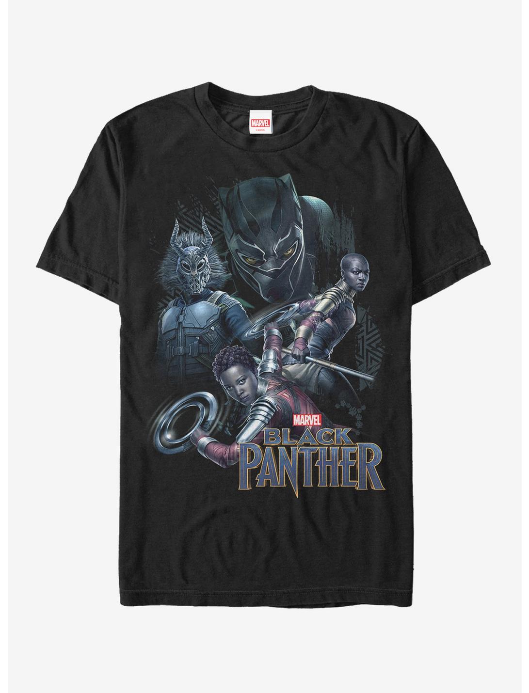 Marvel Black Panther 2018 Character View T-Shirt