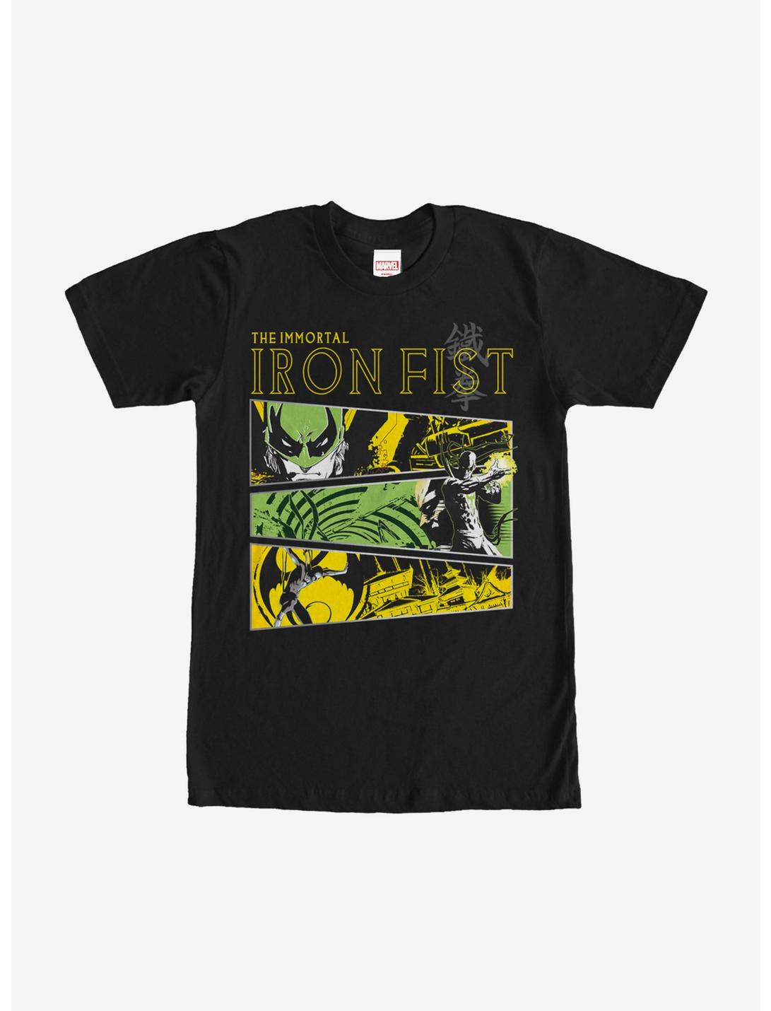 Marvel Immortal Iron Fist Panels T-Shirt