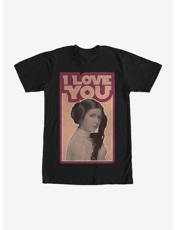 Star Wars Princess Leia Quote I Love You T-Shirt