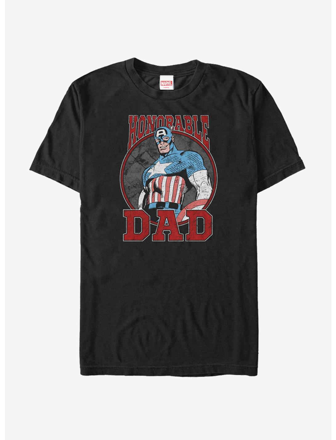 Marvel Father's Day Captain America Honorable T-Shirt