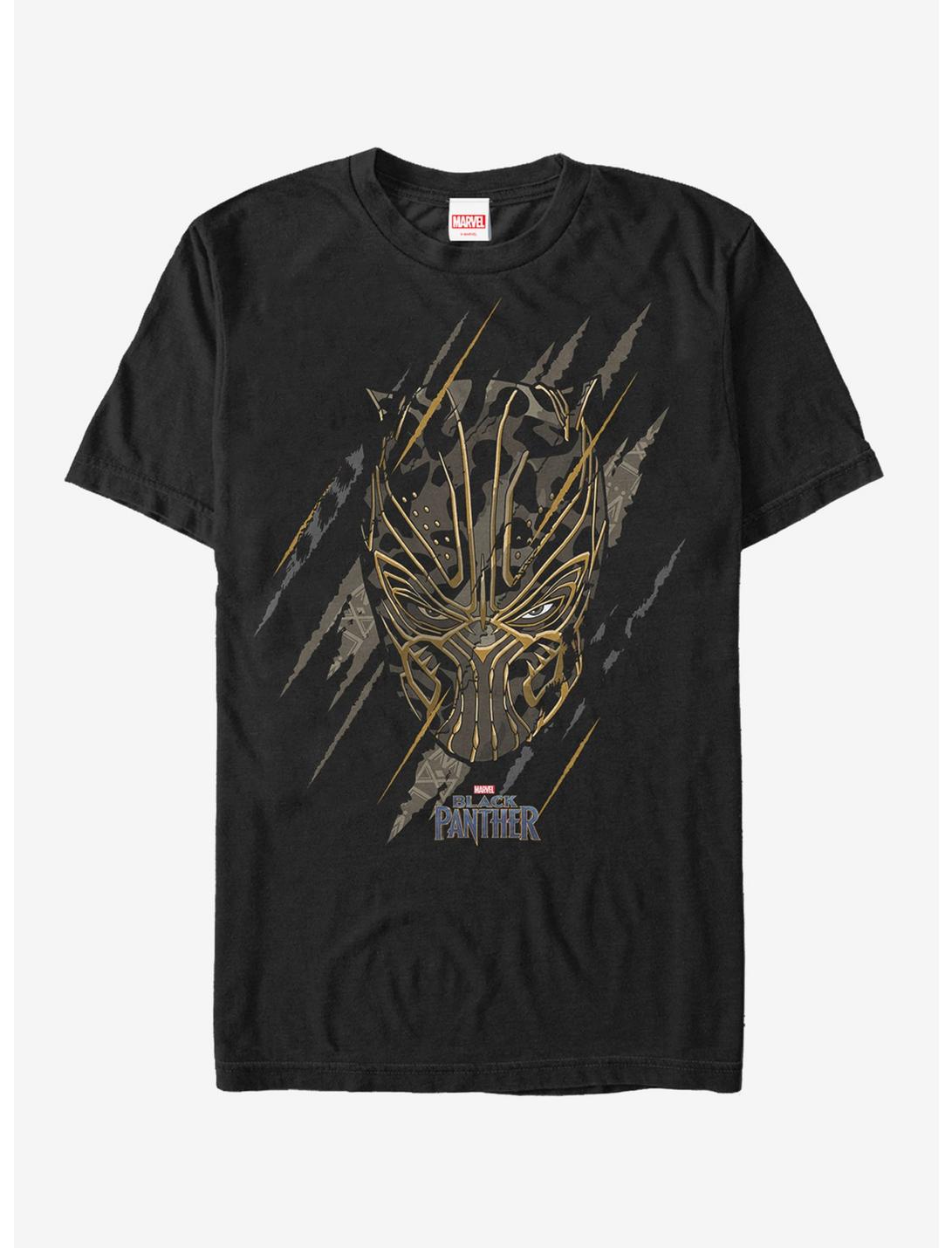 Marvel Black Panther 2018 Jaguar Scratch Print T-Shirt