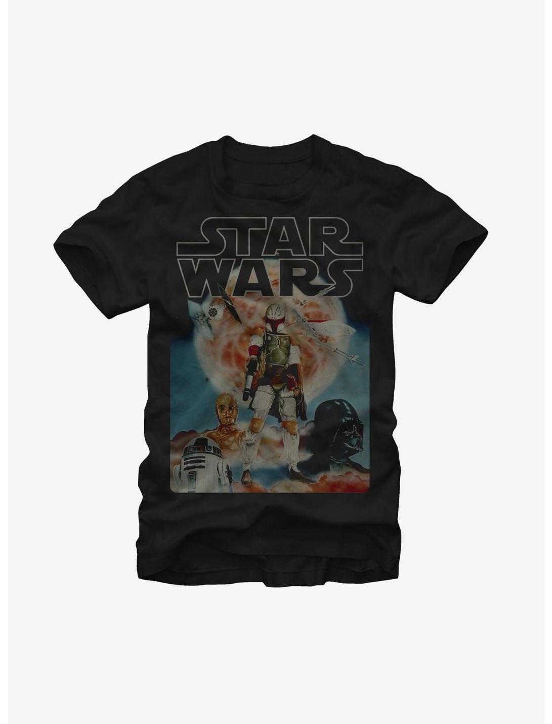 Star Wars Boba Fett and Droids T-Shirt