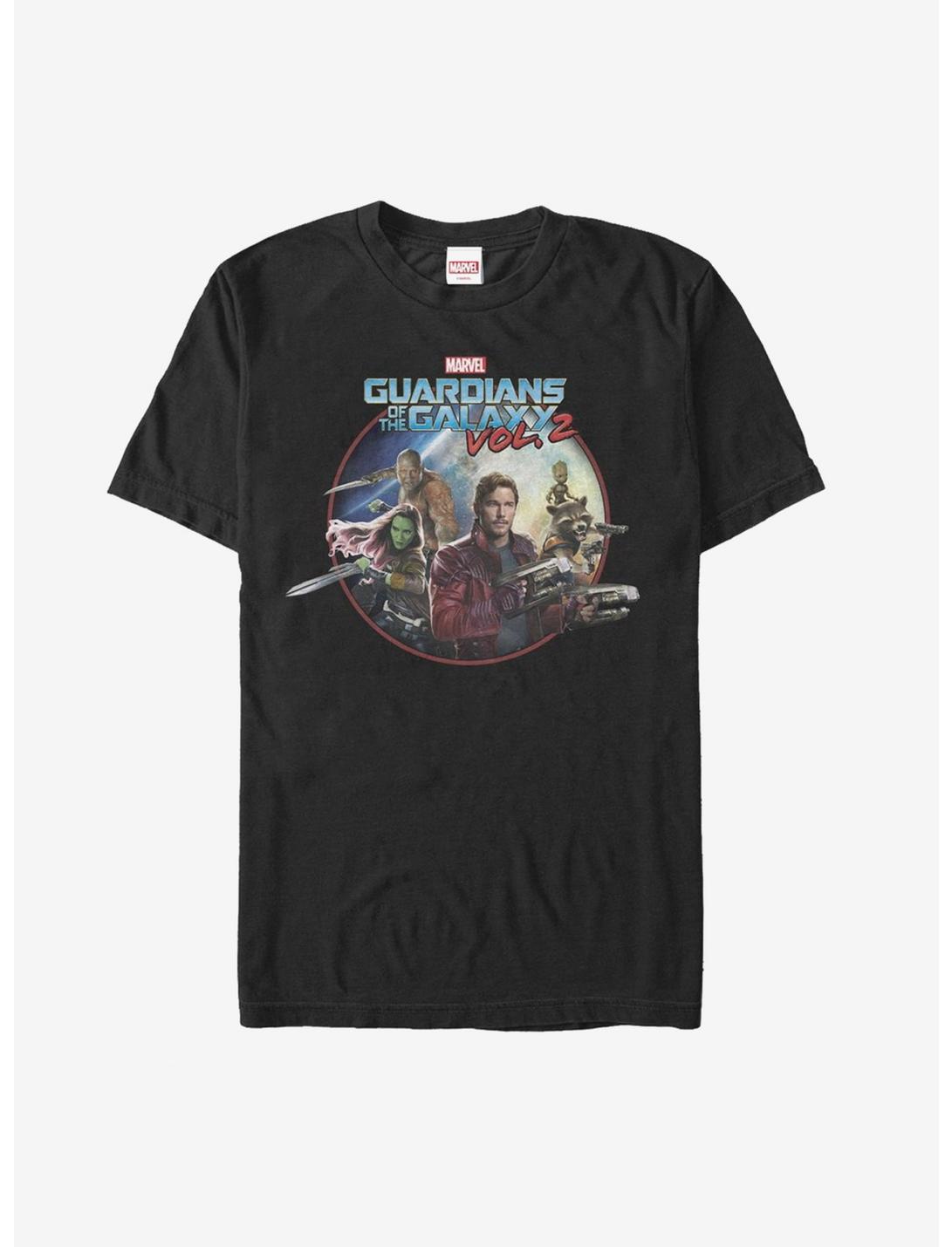 T-Shirt Marvel Les Gardiens de la Galaxie Vol. 2 Équipe Ronde