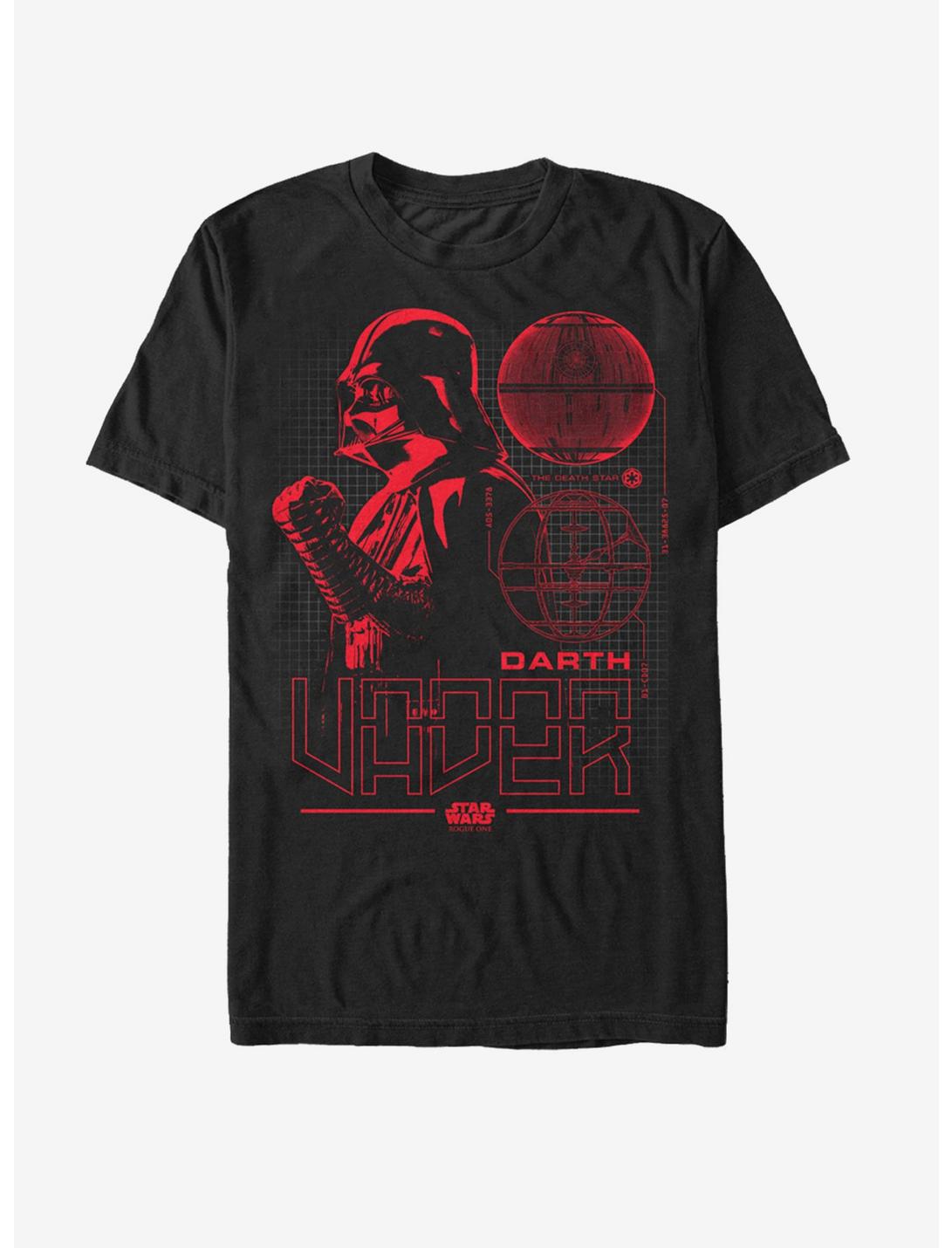 Star Wars Darth Vader Death Star Plans T-Shirt