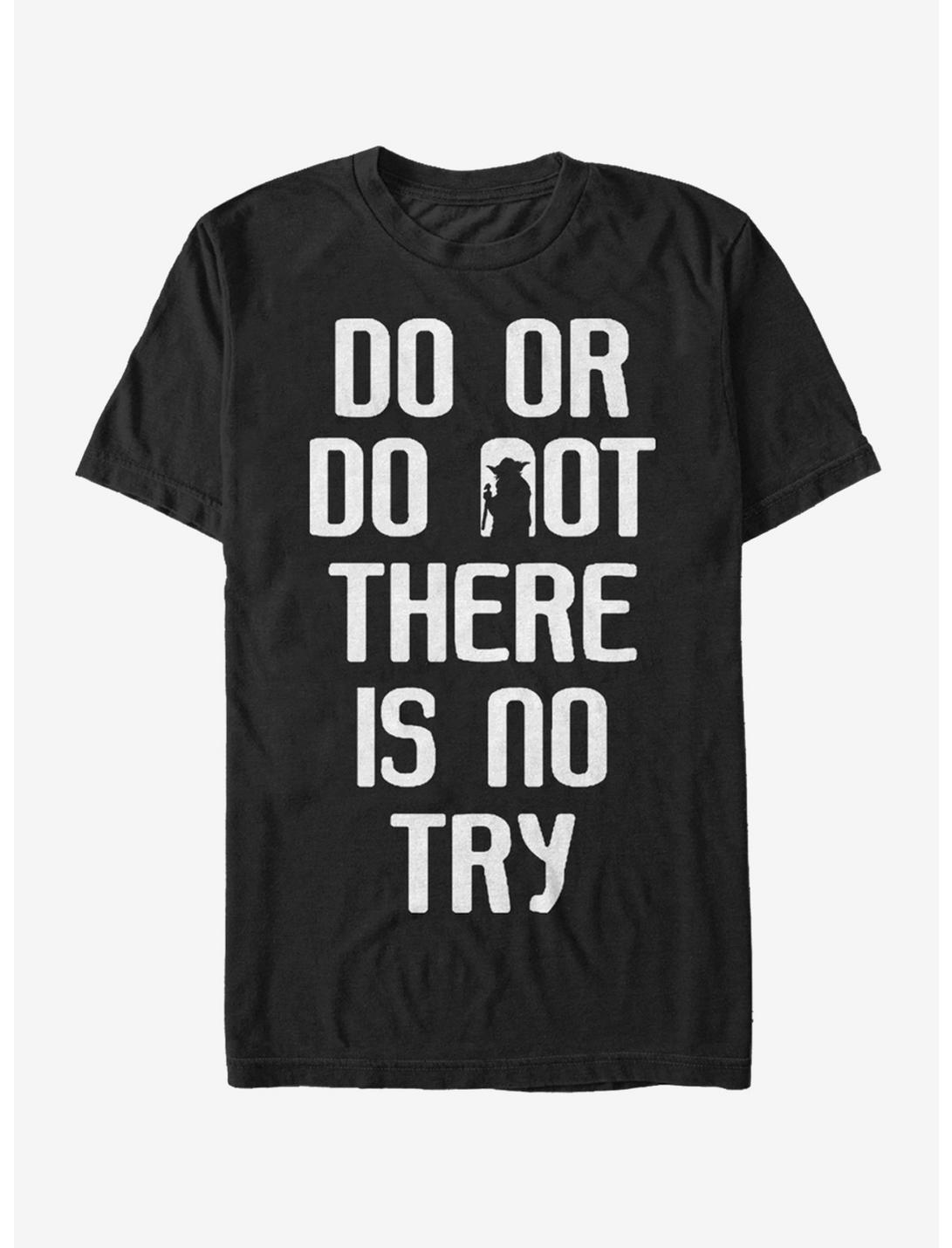 Star Wars Jedi Master Yoda Do or Do Not T-Shirt