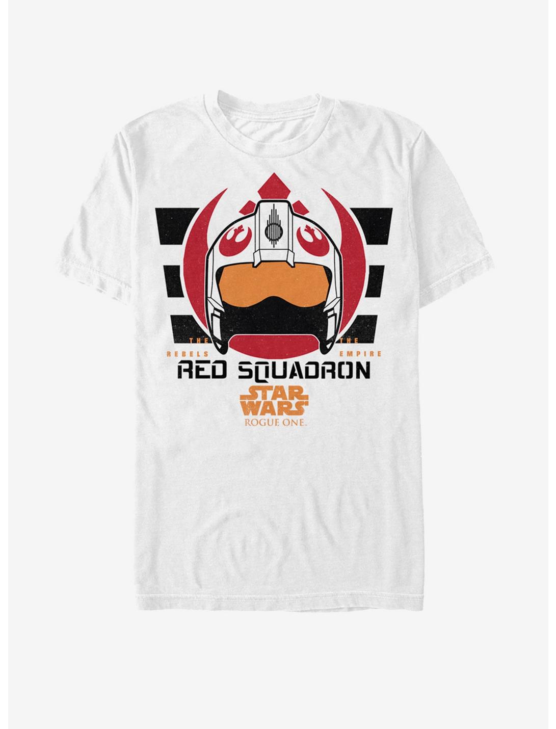 T-shirt Casque d'escadron rouge rebelle Star Wars