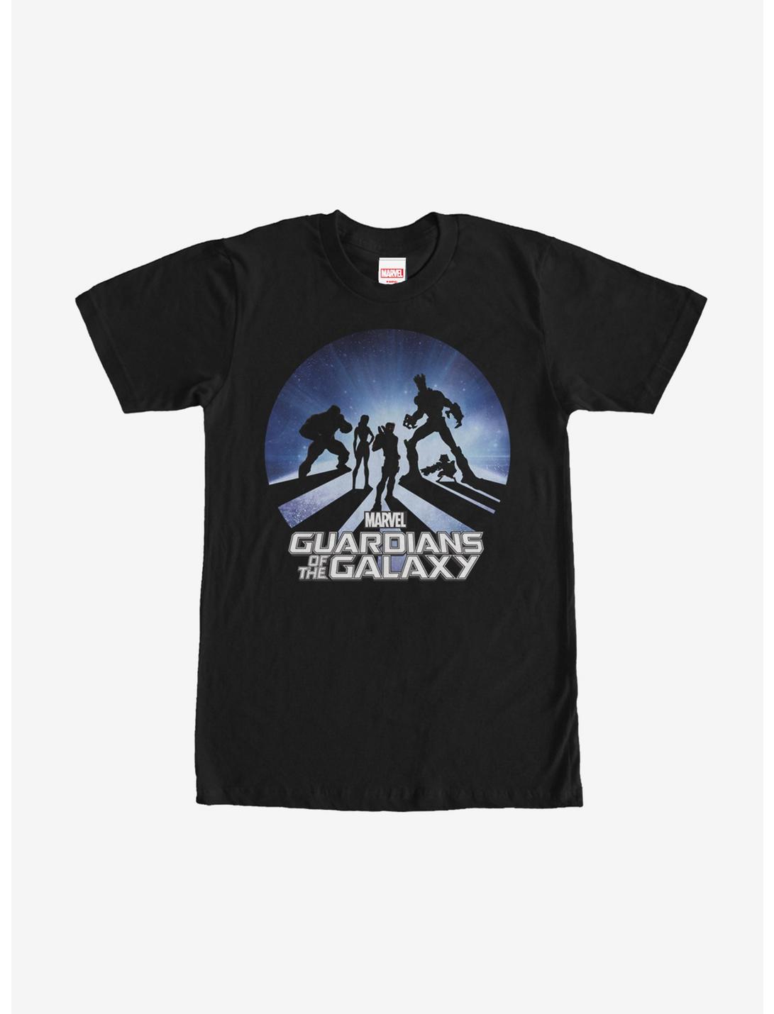 T-Shirt Silhouette Les Gardiens de la Galaxie Marvel