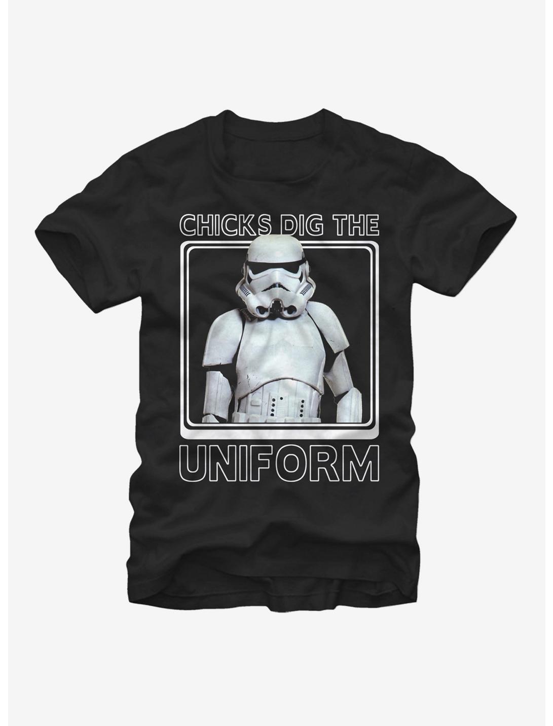 Star Wars Stormtrooper Chicks Dig the Uniform T-Shirt