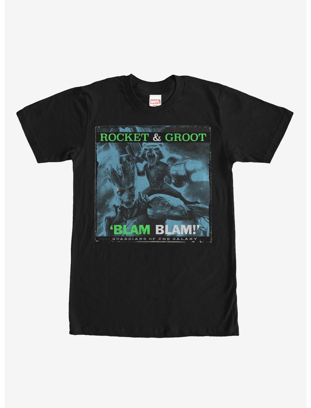 T-shirt Marvel Les Gardiens de la Galaxie Rocket et Groot Blam