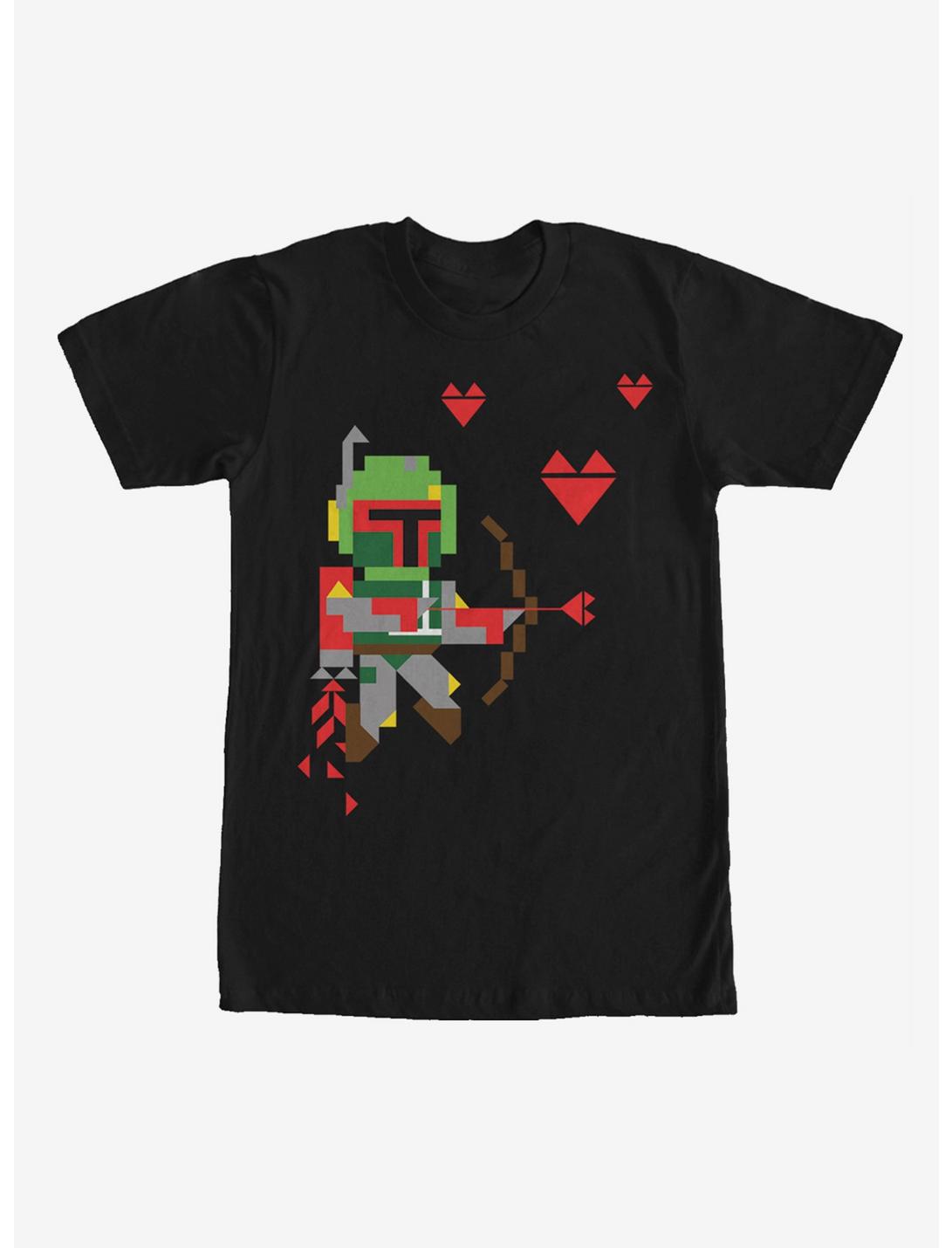 T-Shirt La Saint-Valentin Star Wars Boba Fett Cupidon