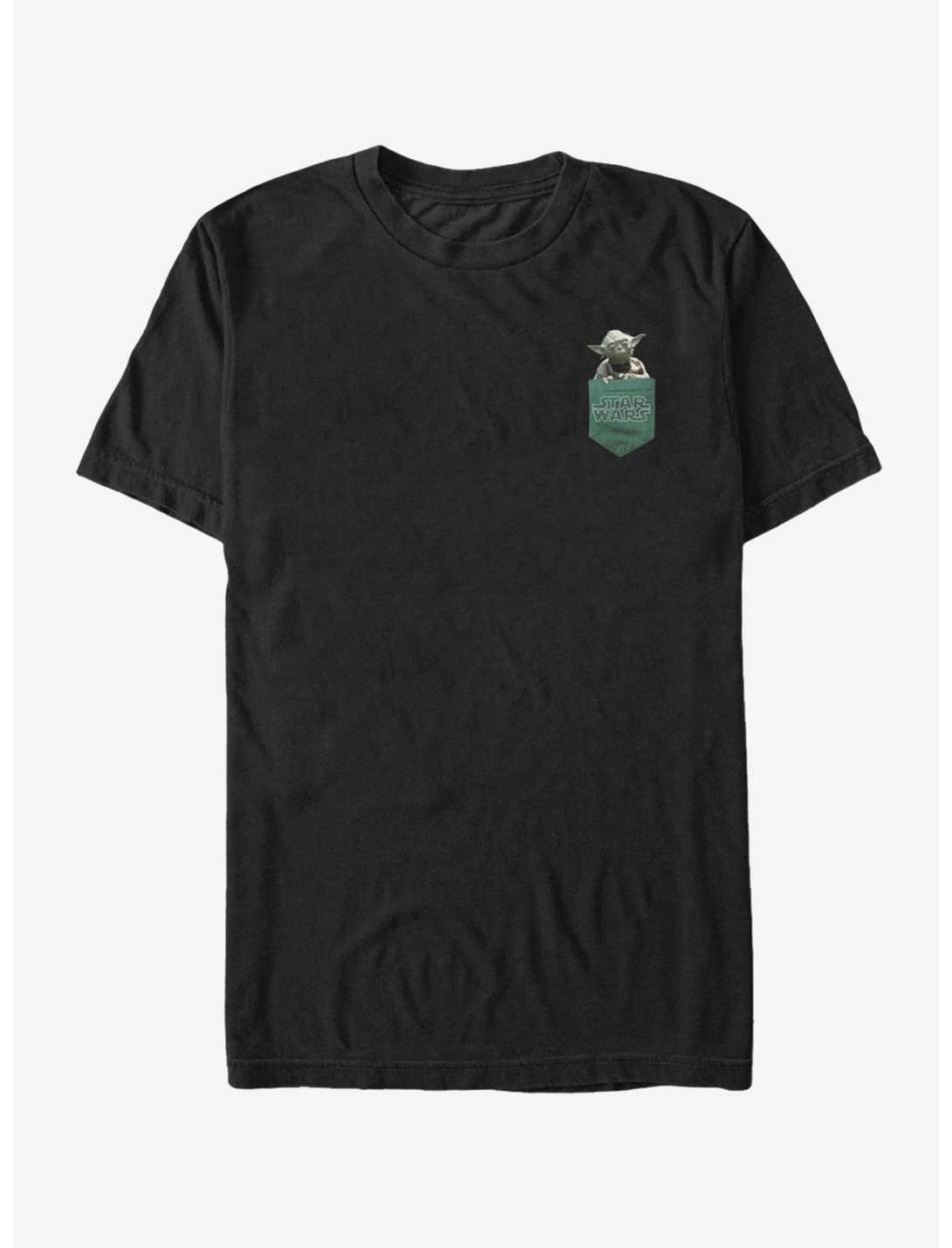 Star Wars Yoda Faux Pocket T-Shirt