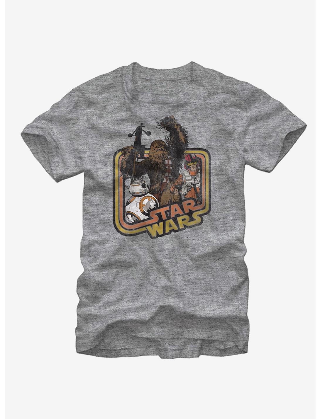 Star Wars Retro Chewbacca and Poe Dameron T-Shirt