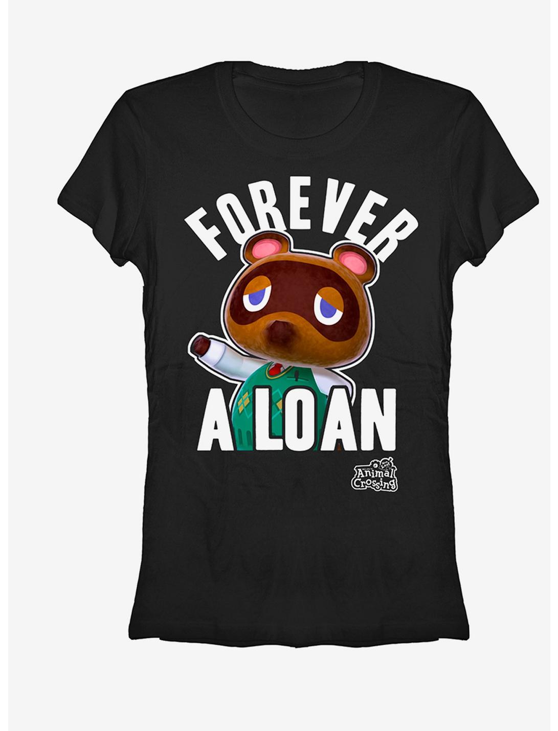 T-shirt fille Nintendo Animal Crossing Forever A Loan
