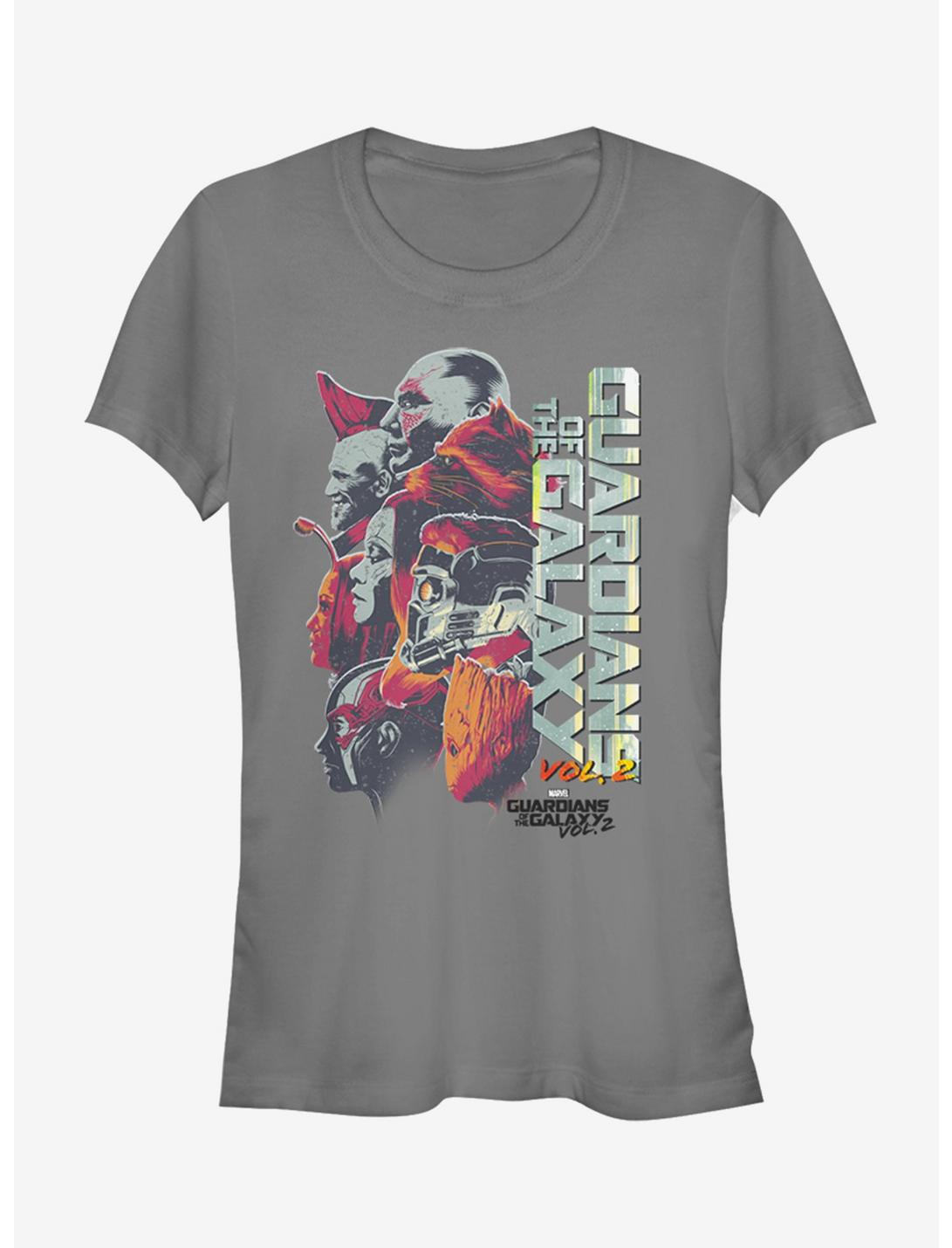 T-Shirt Fille Marvel Les Gardiens de la Galaxie Vol 2 Profil d'Équipe