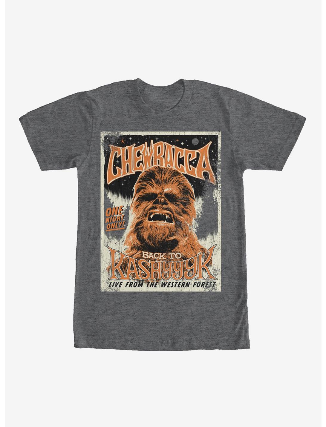 Star Wars Chewbacca Vintage Concert Poster T-Shirt
