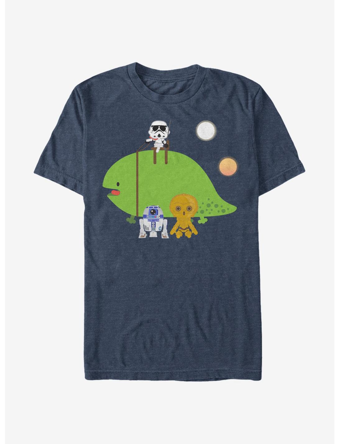 Star Wars Cute Cartoon Dewback and Friends T-Shirt