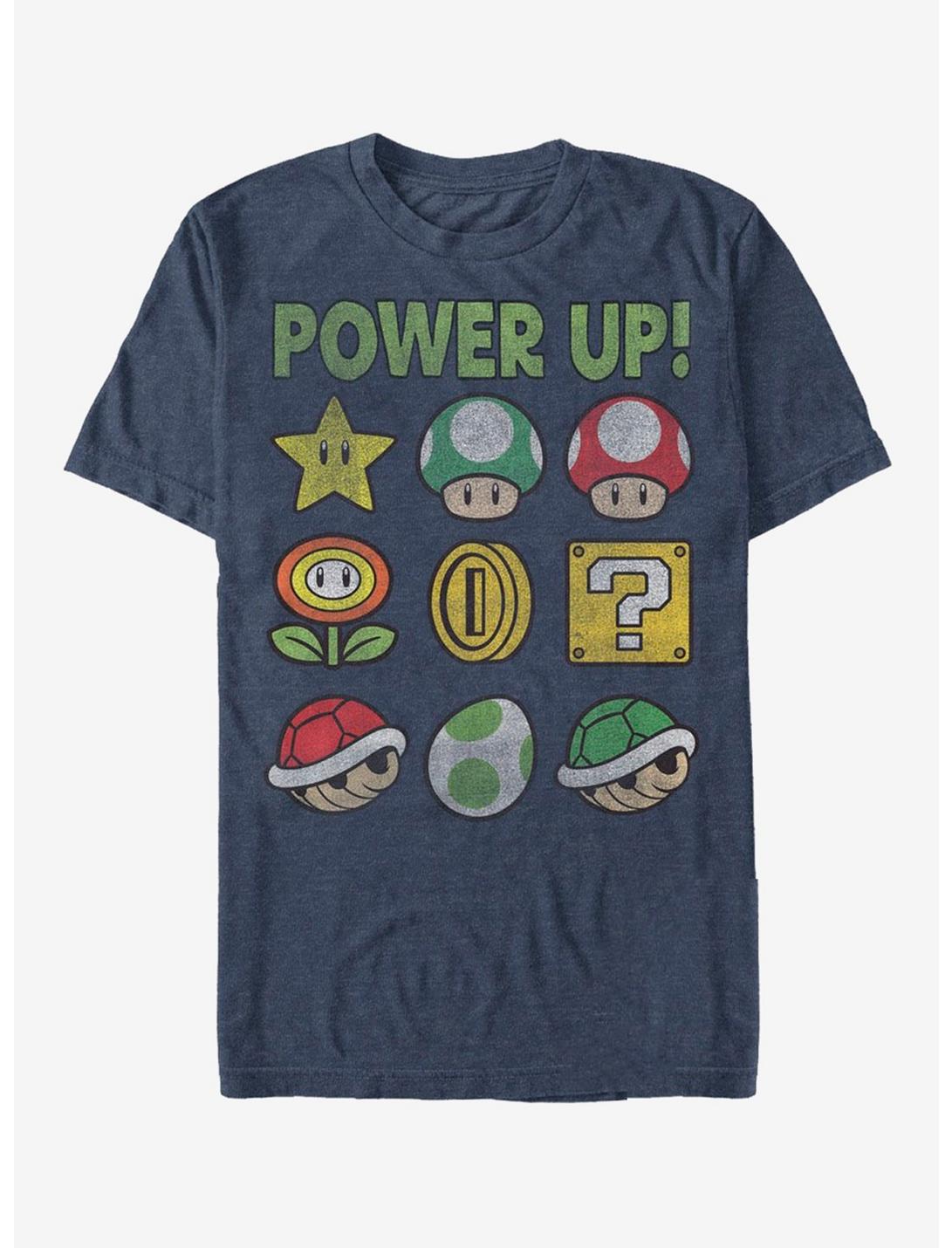 Nintendo Super Mario Power Up Bingo T-Shirt