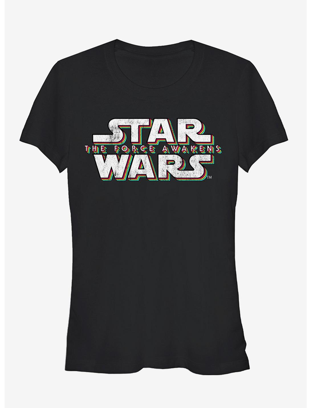 Star Wars Episode VII The Force Awakens Classic Logo Girls T-Shirt