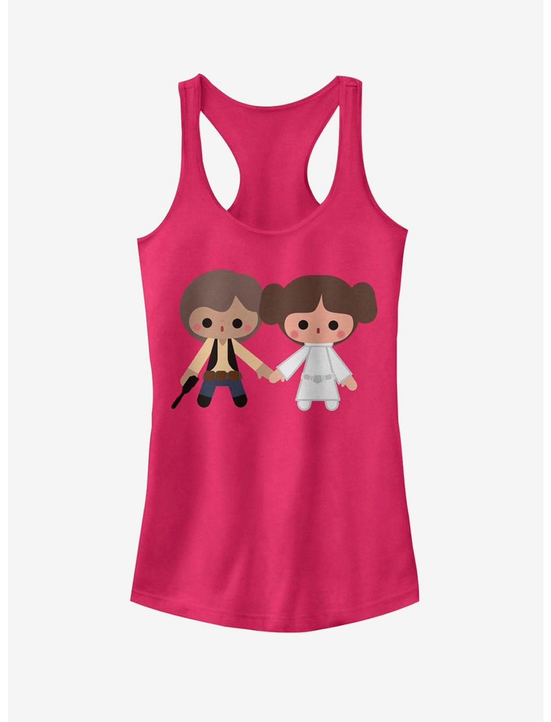 Débardeur Filles Amour Han Leia Kawaii Mignon Dessin Animé Star Wars