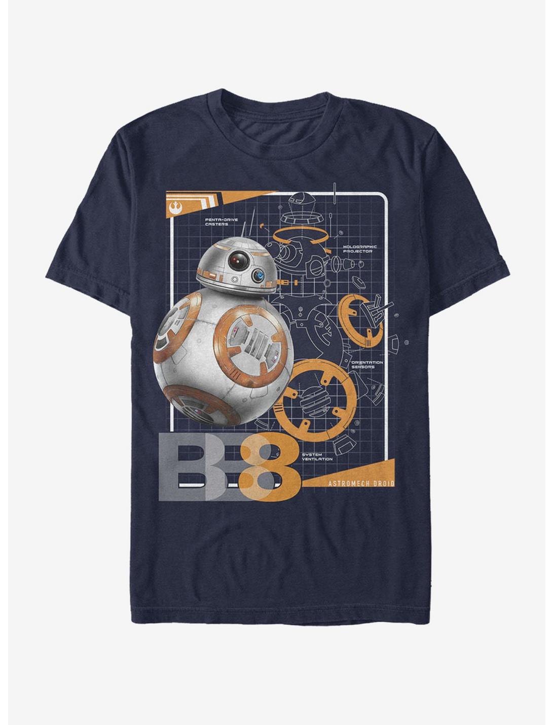 Star Wars BB-8 Schematics T-Shirt