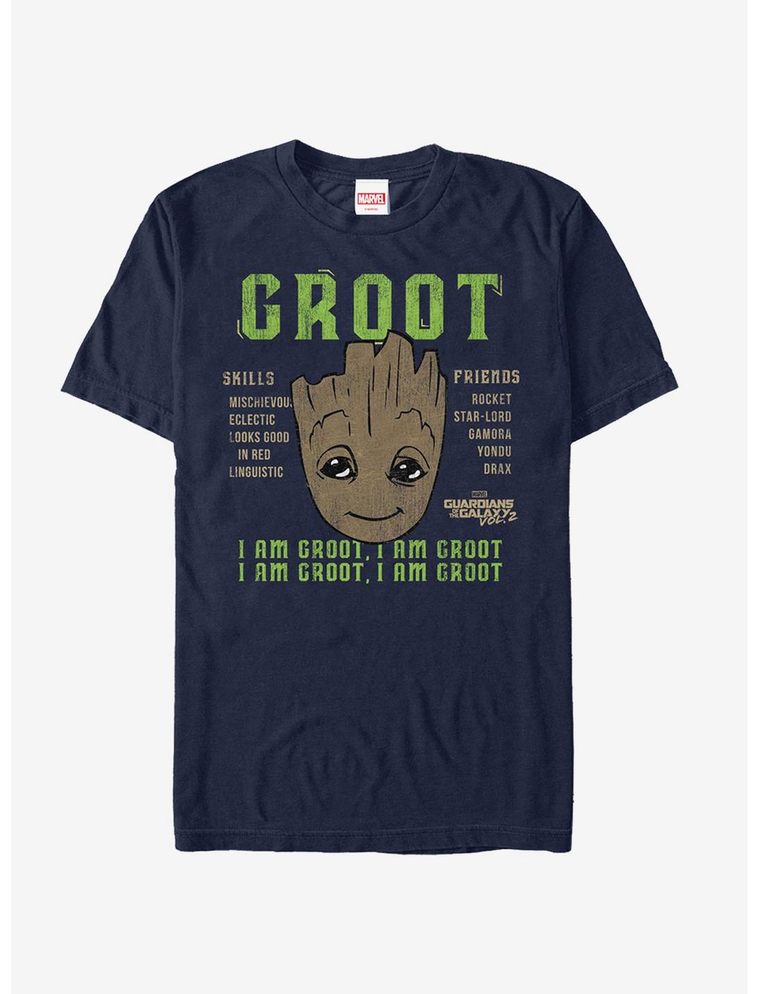 T-shirt Marvel Les Gardiens de la Galaxie Vol. 2 Compétences de Groot