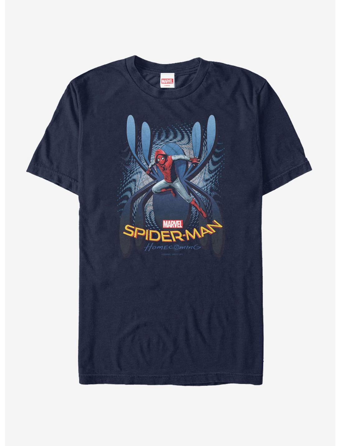 Marvel Spider-Man Homecoming Logo Pattern T-Shirt