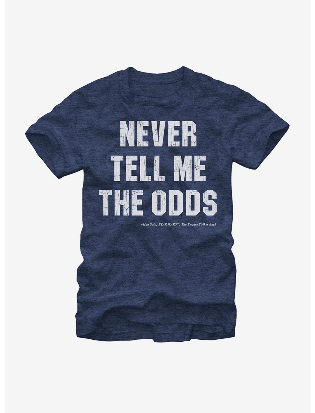 Star Wars Never Tell Me the Odds T-Shirt