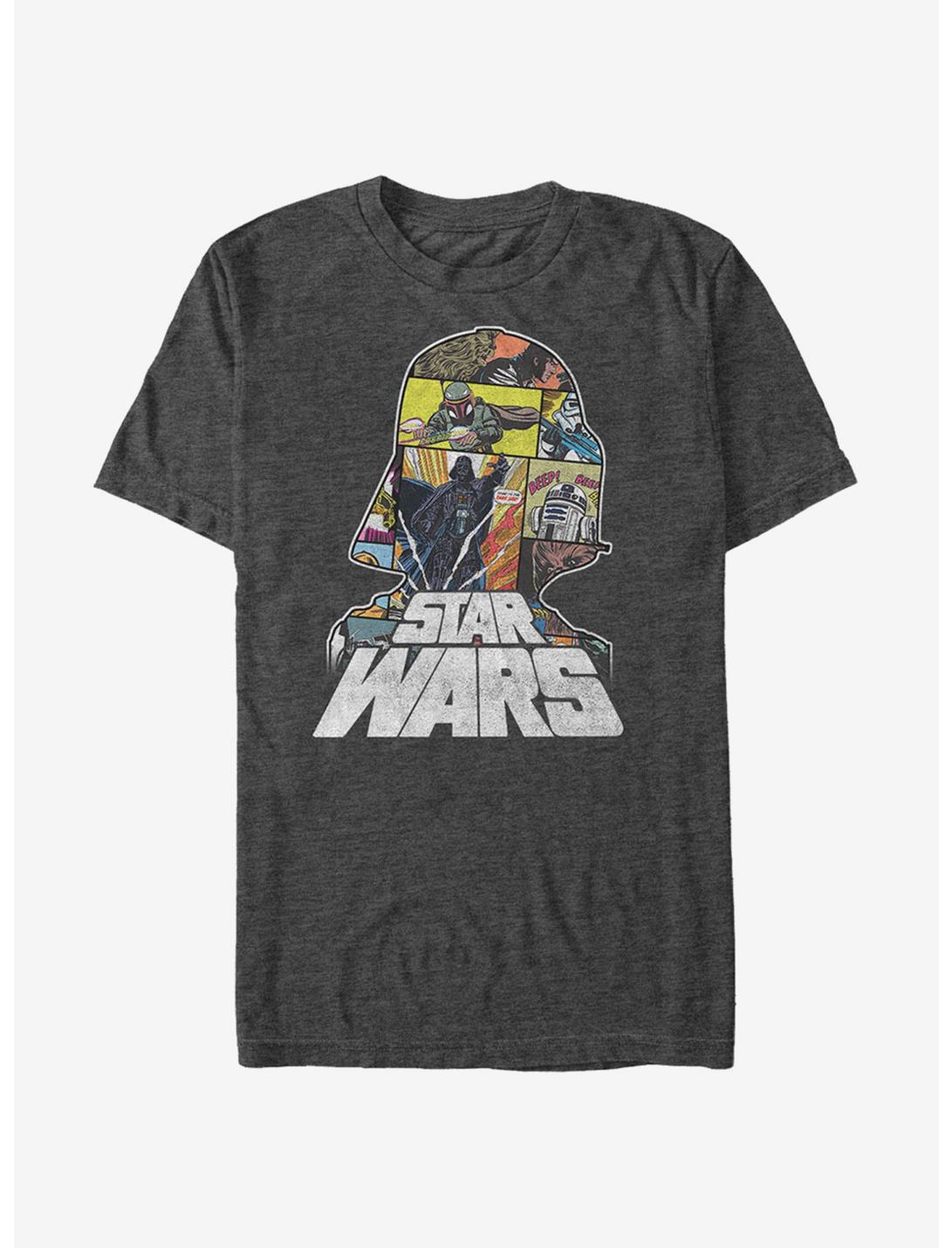 Star Wars Darth Vader Comic Helmet T-Shirt