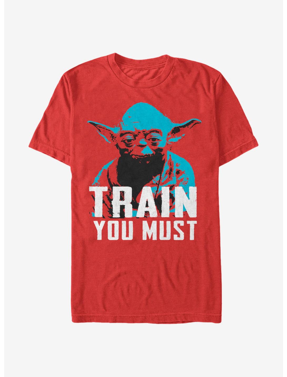 T-shirt Star Wars Yoda Petit Tu es Tu dois t'entraîner