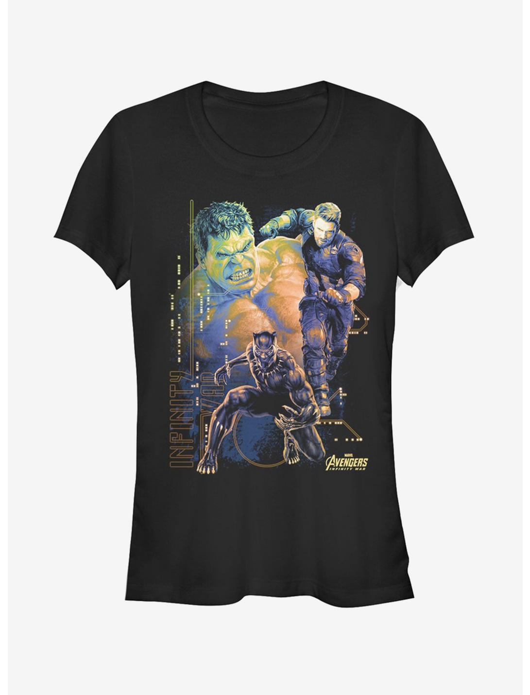 T-shirt pour filles Les héros de Marvel Avengers : Infinity War