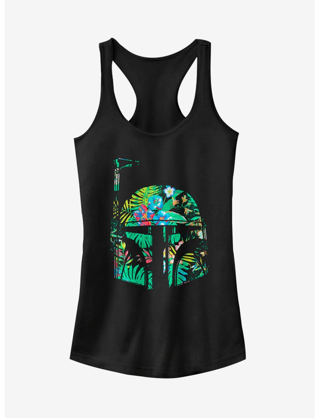 Débardeur Fille Star Wars Imprimé Hawaïen Casque Boba Fett