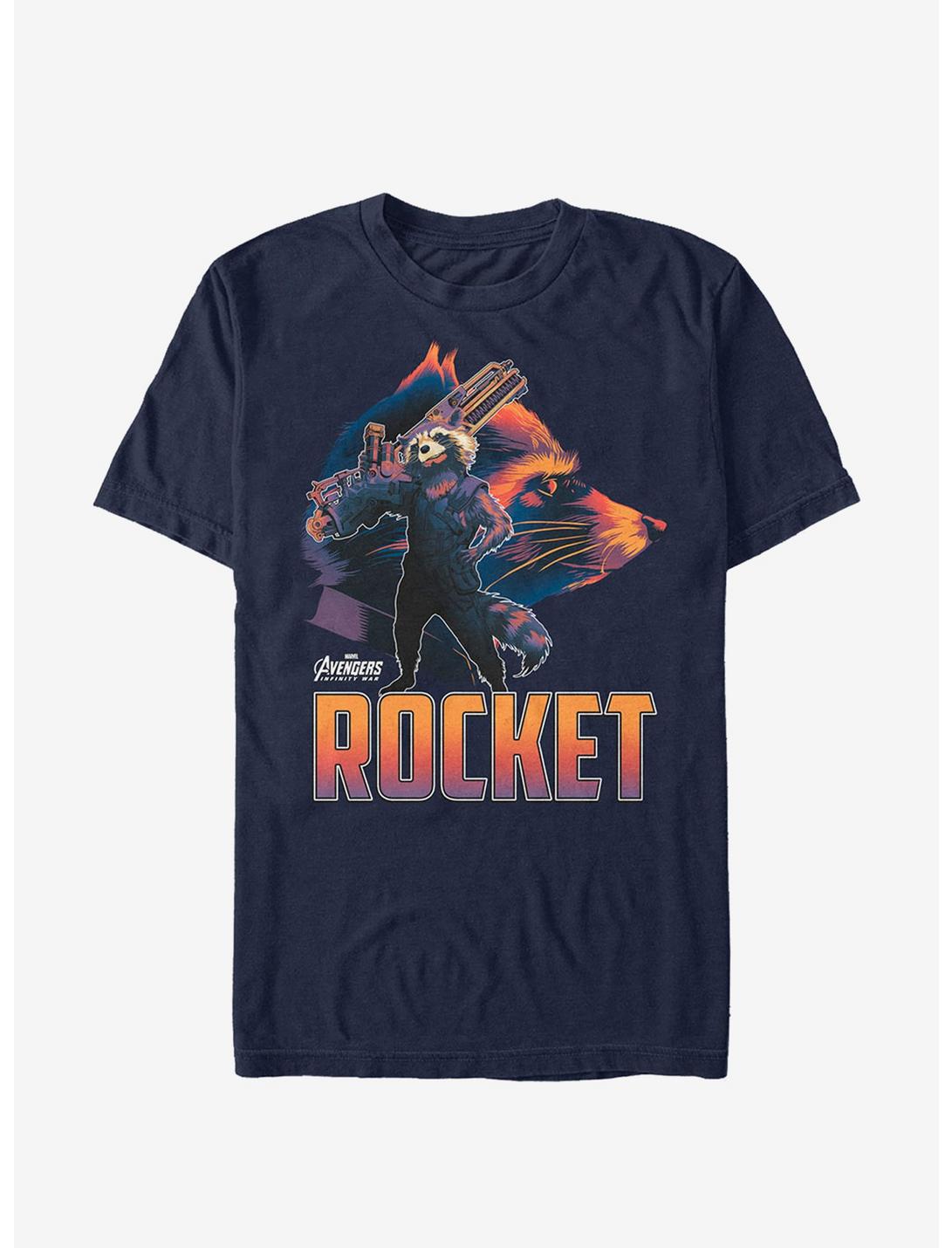 Marvel Avengers: Infinity War Rocket Portrait T-Shirt