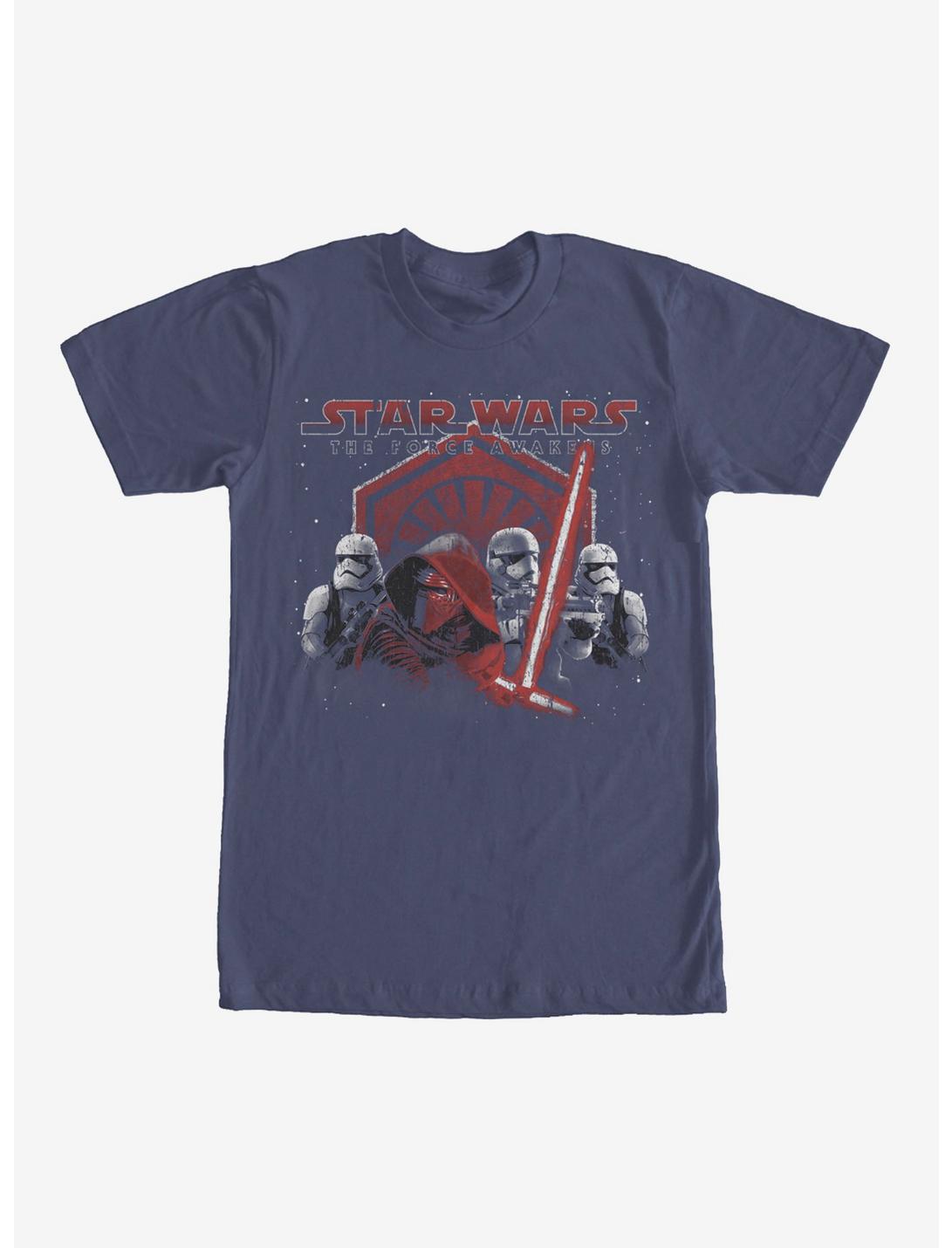 Star Wars Stormtroopers and Kylo Ren Distressed T-Shirt
