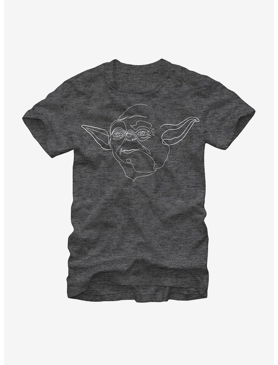Star Wars Yoda Outline T-Shirt