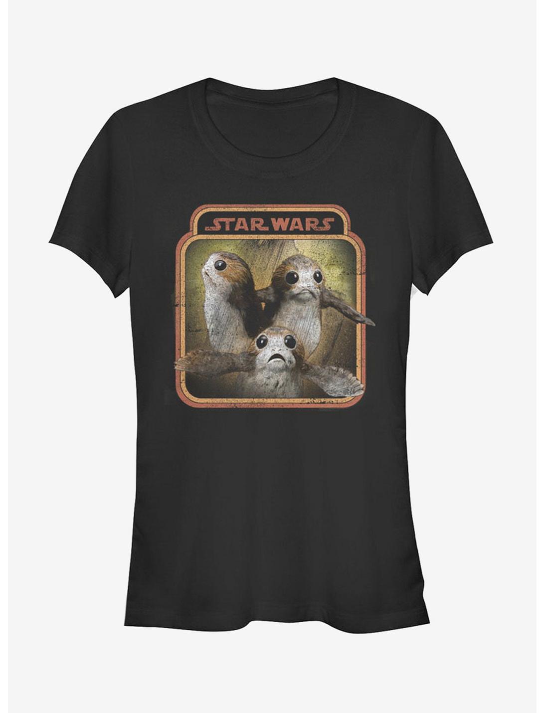Star Wars Porgs Frame Girls T-Shirt