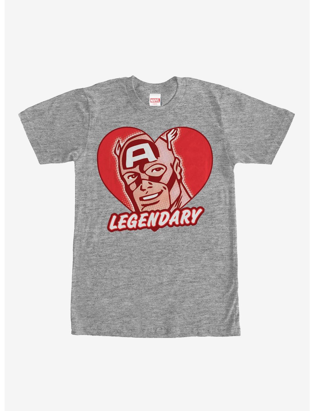 Marvel Captain America Legendary Heart T-Shirt