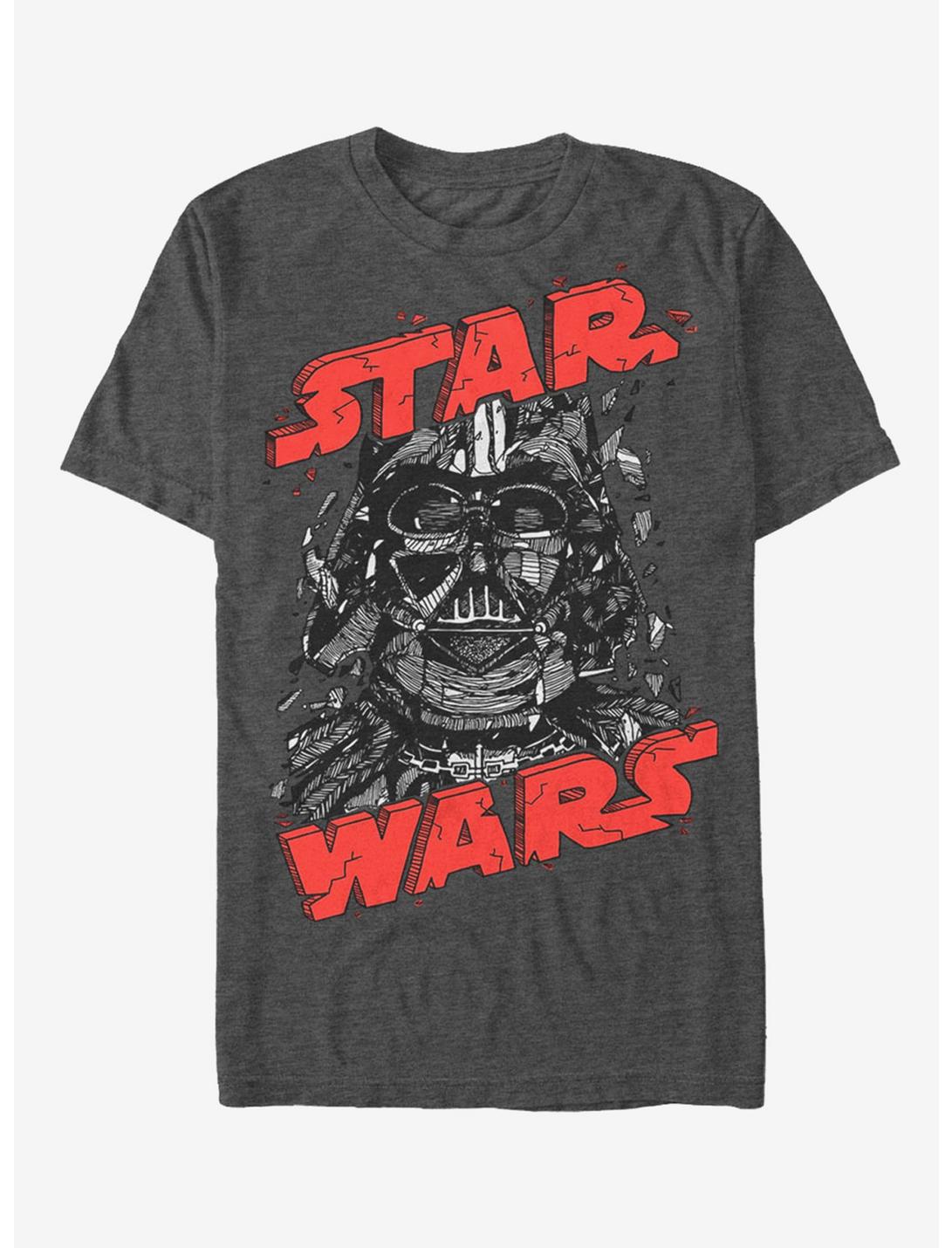 Star Wars Darth Vader Helmet Collapse T-Shirt