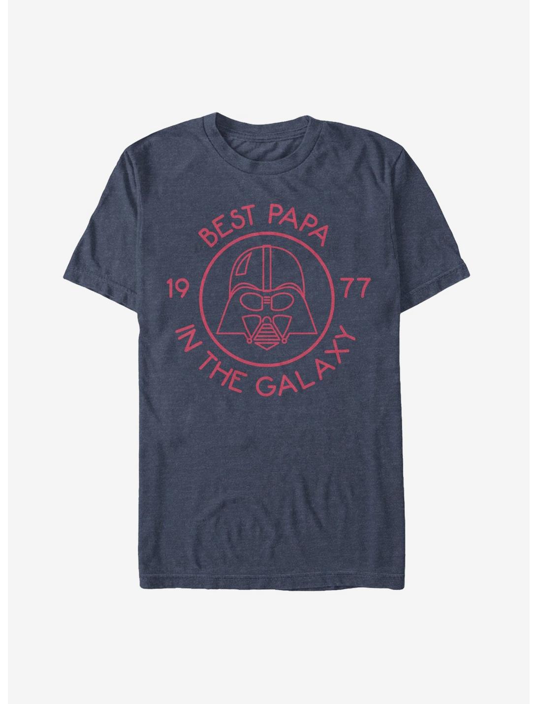 Star Wars Darth Vader Best Papa in the Galaxy 1977 T-Shirt