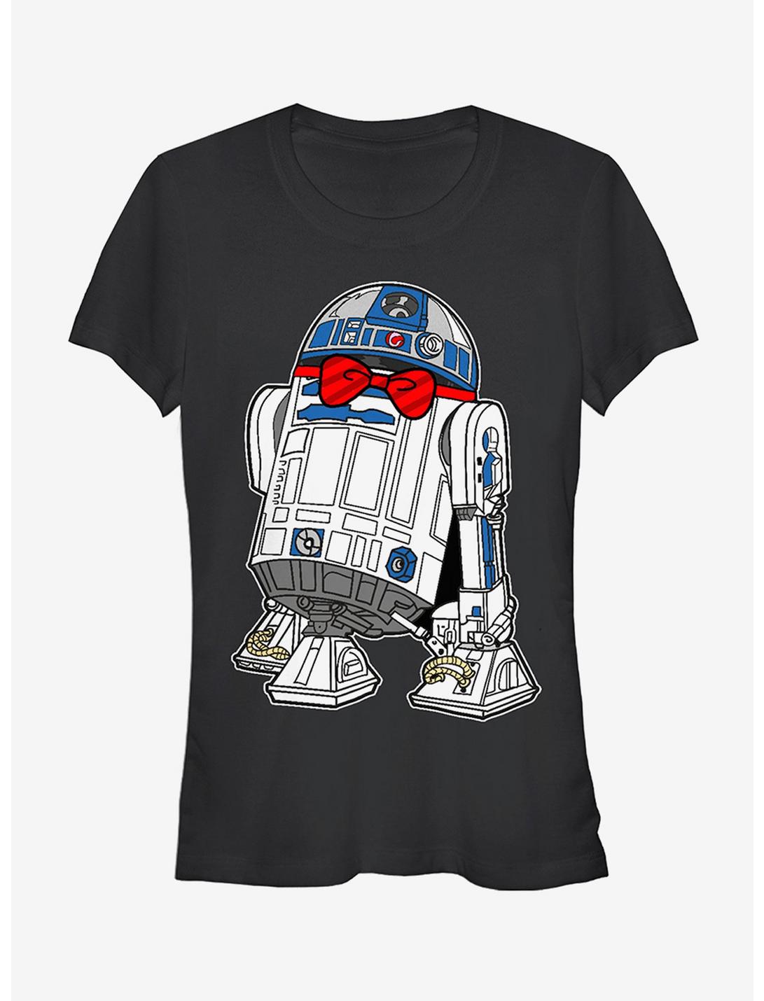 T-shirt fille Star Wars R2-D2 avec nœud papillon