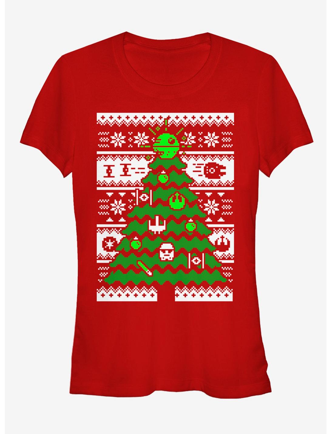 Star Wars Ugly Christmas Sweater Tree Girls T-Shirt