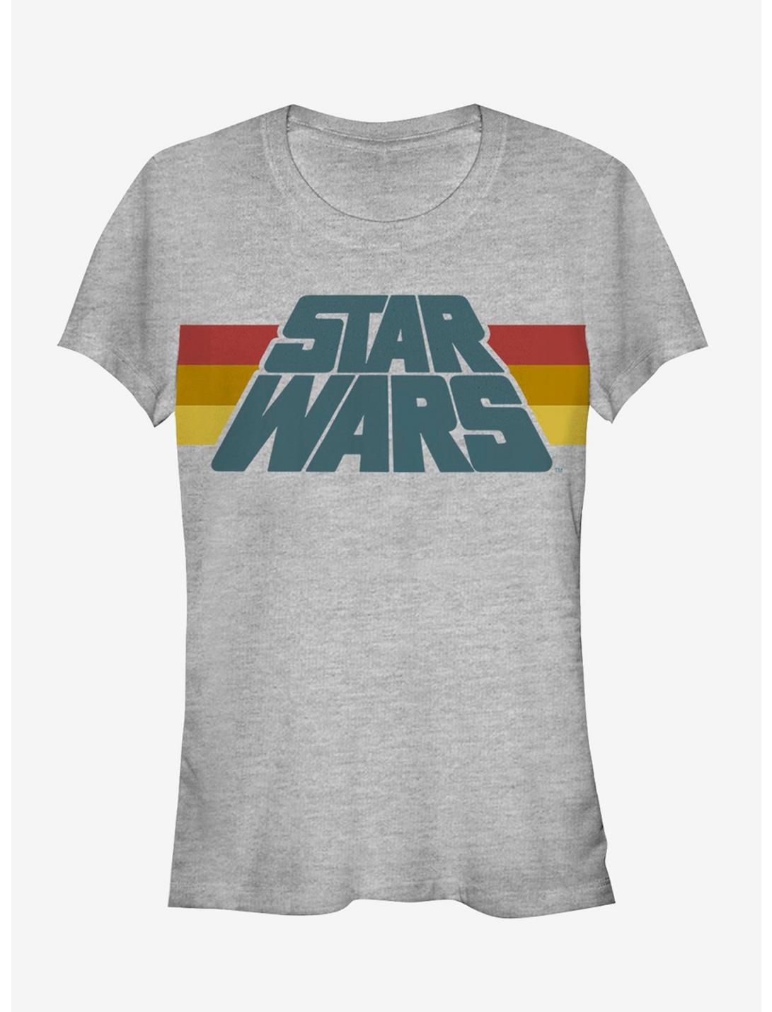 T-shirt fille logo rayé Star Wars