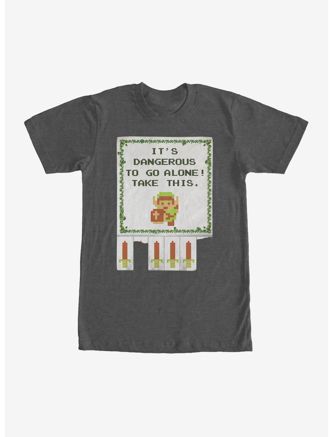 Nintendo Legend of Zelda Dangerous to go Alone T-Shirt