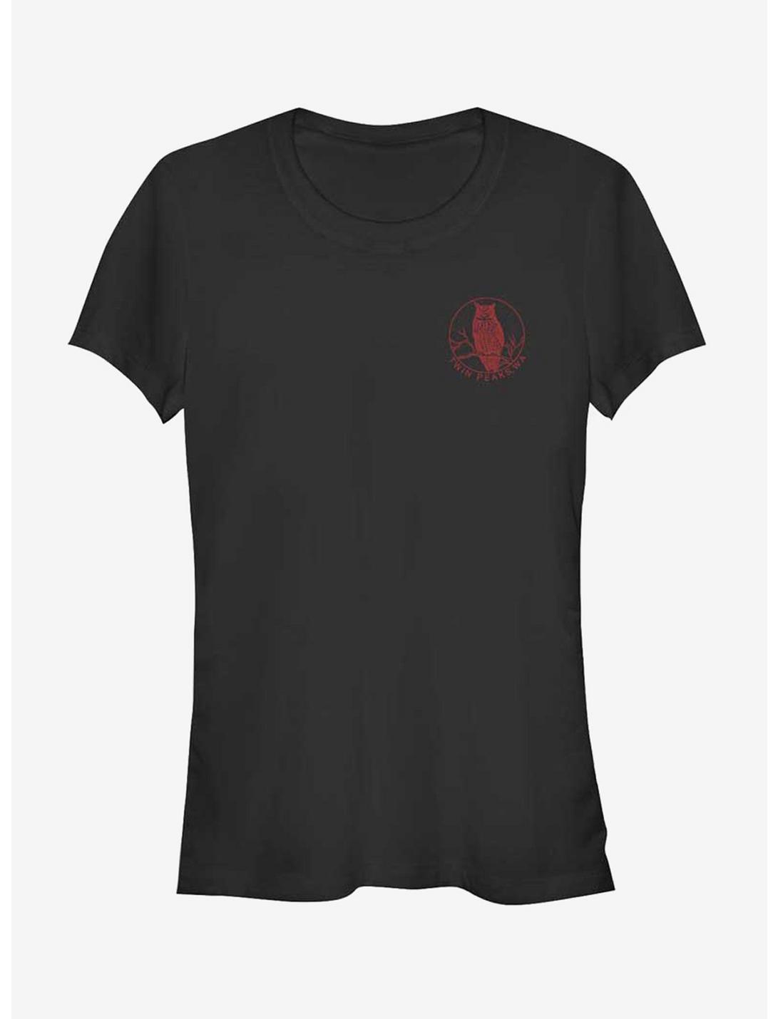 Twin Peaks Red Owl Badge Girls T-Shirt