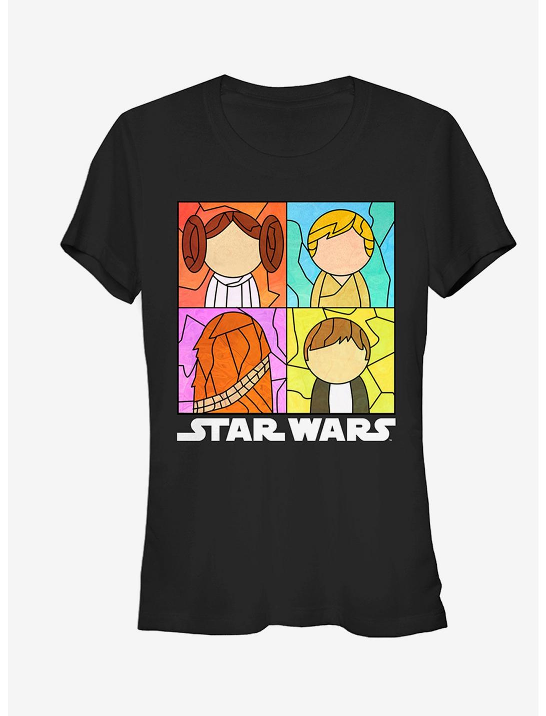 Star Wars Stained Glass Rebels Girls T-Shirt