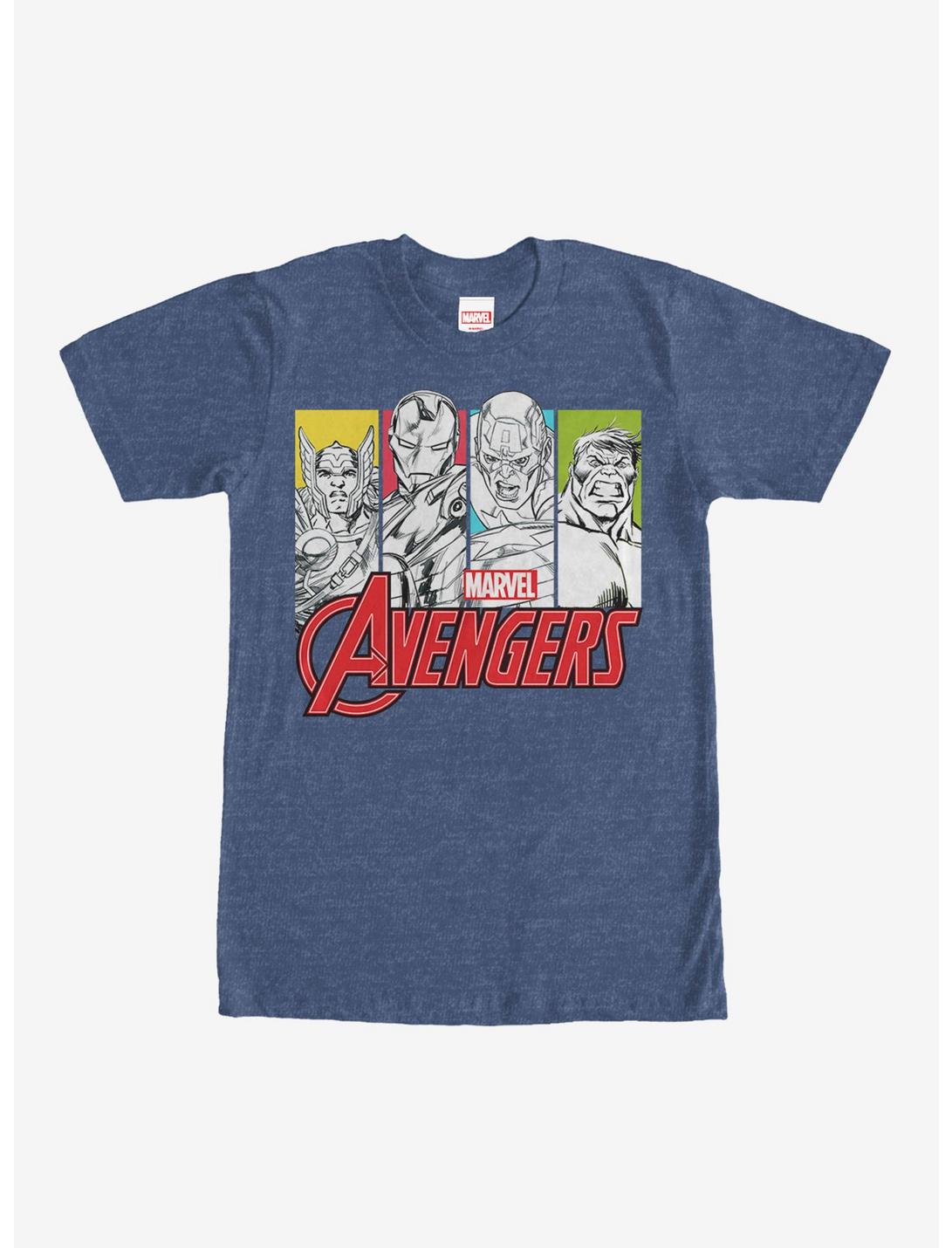 Marvel Avengers Panels T-Shirt