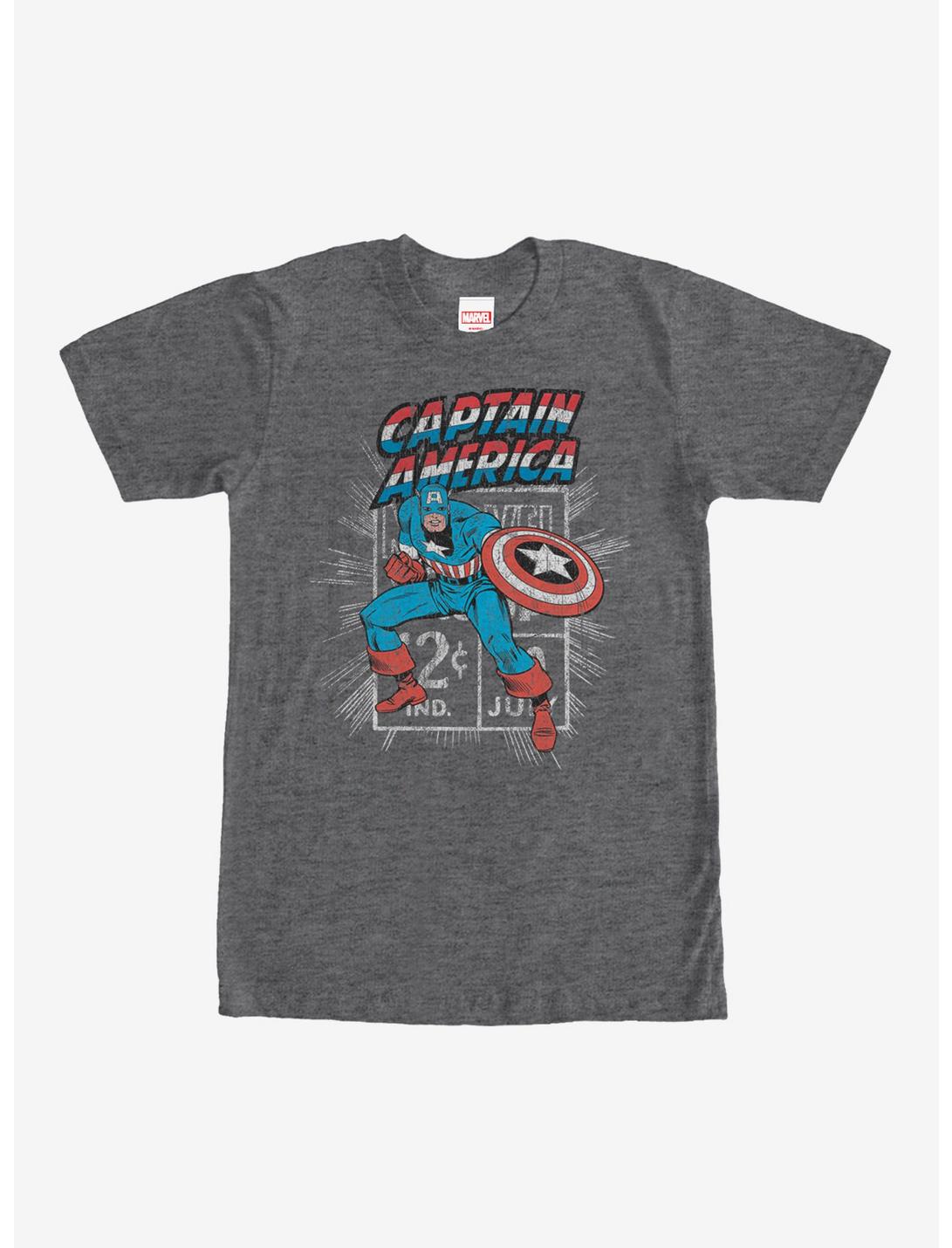 Marvel Captain America Comic Book Cent T-Shirt