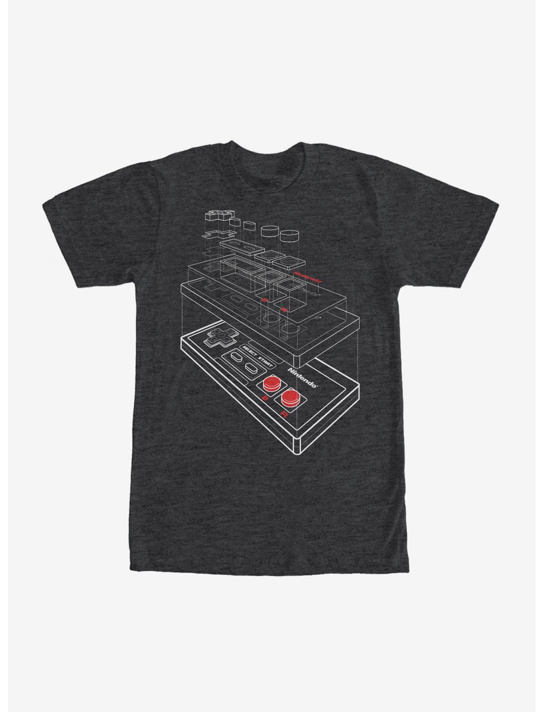 Nintendo Layered NES Controller T-Shirt