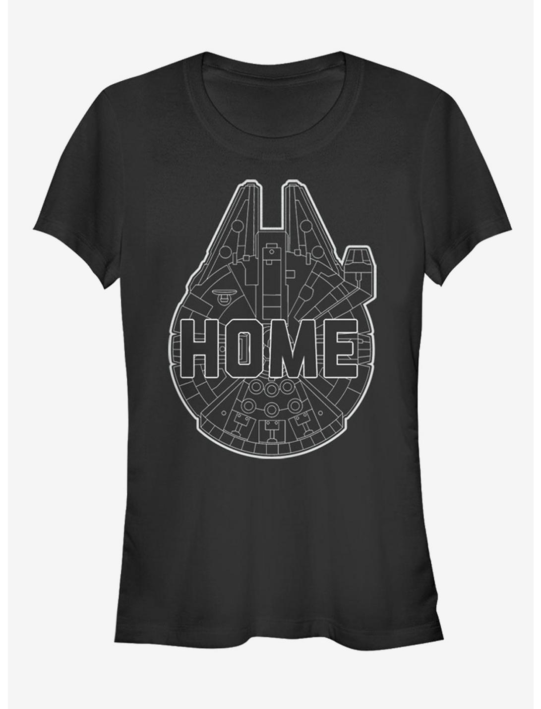 Star Wars Millennium Falcon Home Girls T-Shirt